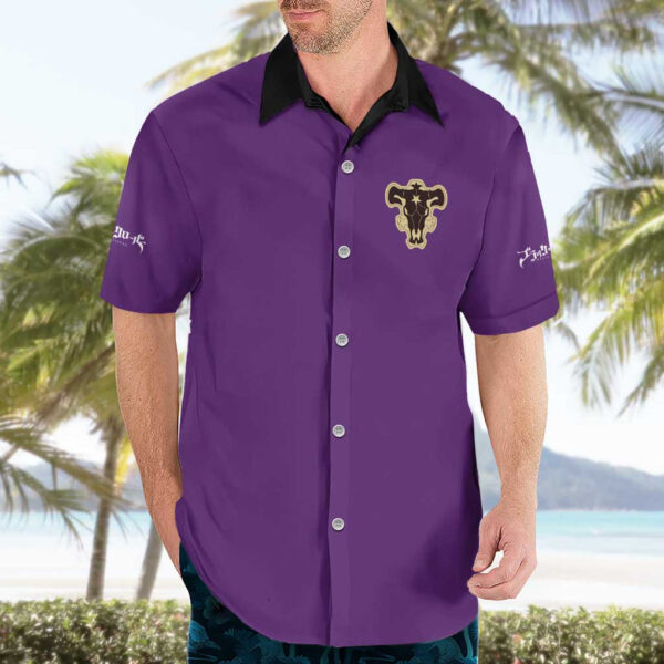 Chemise hawaïenne Yami Sukehiro Black Clover Style Japonais - Maison Otaku – Image 3