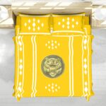 Housse De Couette Ranger Jaune Ninjetti Power Rangers Parure de lit Ensemble De Literie