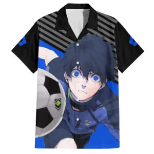 Chemise hawaïenne Yoichi Isagi Blue Lock - Maison Otaku