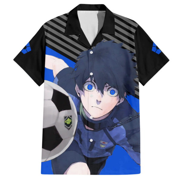 Chemise hawaïenne Yoichi Isagi Blue Lock - Maison Otaku