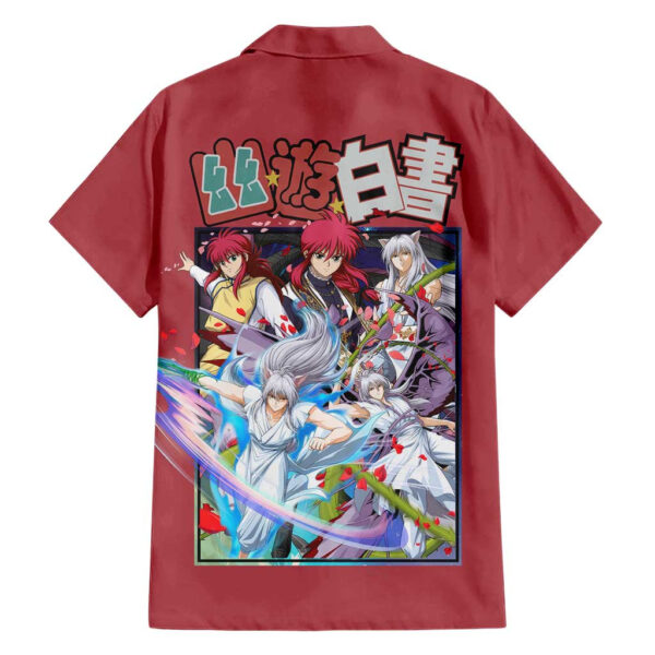Chemise hawaïenne Yoko Kurama Yu Yu Hakusho - Maison Otaku – Image 2