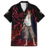 Chemise hawaïenne Yonko Shank Pirate Cheveux Rouges One Piece Haki - Maison Otaku