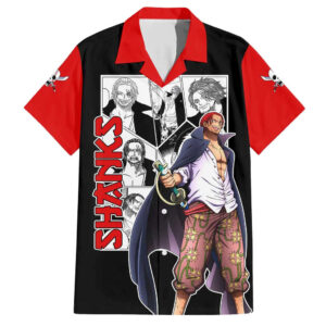 Chemise hawaïenne Yonko Shanks One Piece Mix Manga - Maison Otaku