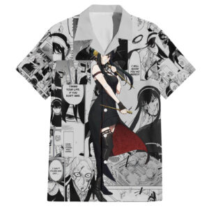 Chemise hawaïenne Yor Forger Spy X Family Mix Manga - Maison Otaku