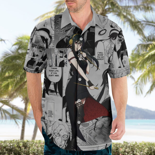 Chemise hawaïenne Yor Forger Spy X Family Mix Manga - Maison Otaku – Image 3