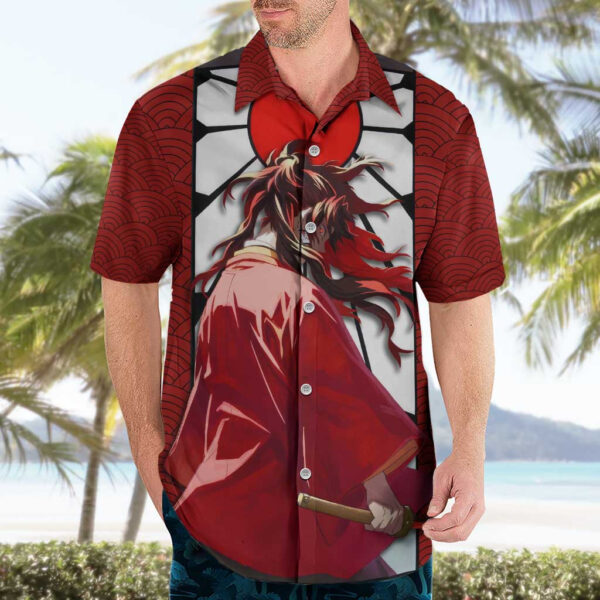 Chemise hawaïenne Yoriichi Tsugikuni Demon Slayer - Maison Otaku – Image 3