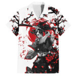 Chemise hawaïenne Yoriichi Tsugikuni Demon Slayer Style Japonais – Maison Otaku