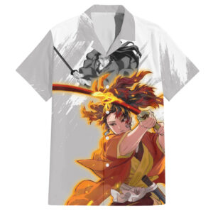 Chemise hawaïenne Yoriichi Tsugikuni Demon Slayer - Maison Otaku