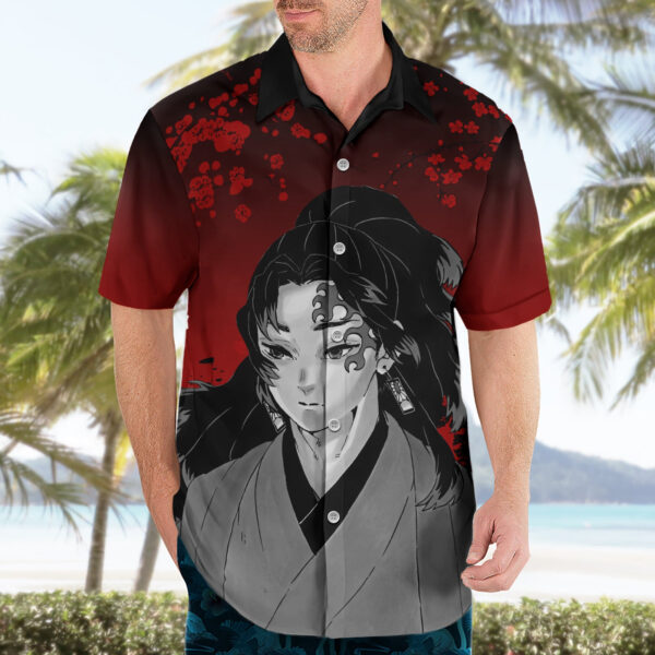 Chemise hawaïenne Yoriichi Tsugikuni Style Japonais - Maison Otaku – Image 3
