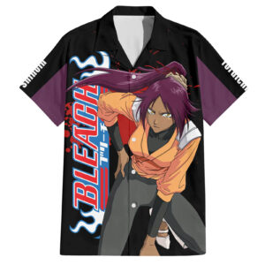 Chemise hawaïenne Yoruichi Shihoin Bleach - Maison Otaku