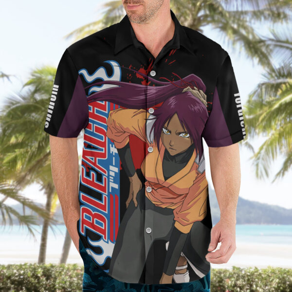 Chemise hawaïenne Yoruichi Shihoin Bleach - Maison Otaku – Image 3