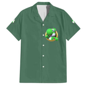 Chemise hawaïenne Yoshi Mario Bros - Maison Otaku