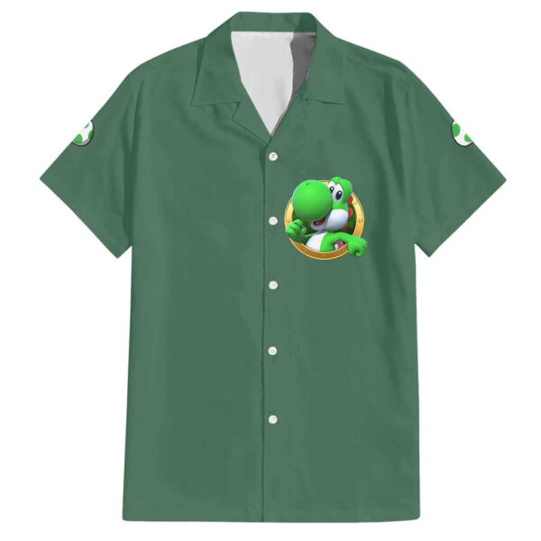 Chemise hawaïenne Yoshi Mario Bros - Maison Otaku