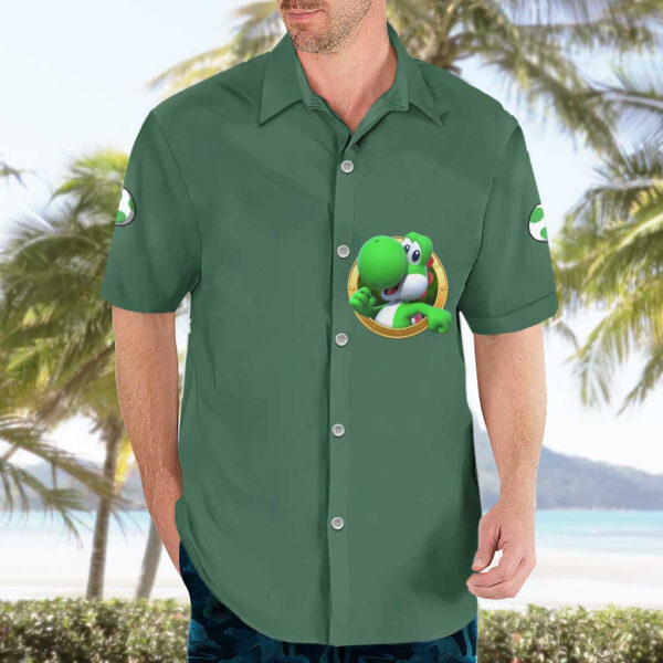 Chemise hawaïenne Yoshi Mario Bros - Maison Otaku – Image 3