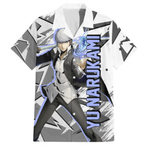 Chemise hawaïenne Yu Narukami Persona Mix Polygon Cyber - Maison Otaku