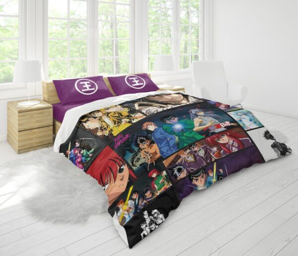 Housse De Couette Yu Yu Hakusho Parure de lit Ensemble De Literie – Image 2