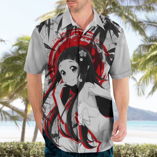 Chemise hawaïenne Yui Style Japonais Sword Art Online - Maison Otaku – Image 3