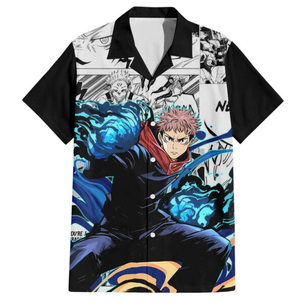 Chemise hawaïenne Yuji Itadori Jujutsu Kaisen Manga - Maison Otaku