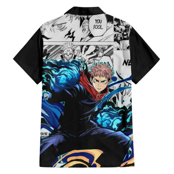 Chemise hawaïenne Yuji Itadori Jujutsu Kaisen Manga - Maison Otaku – Image 2
