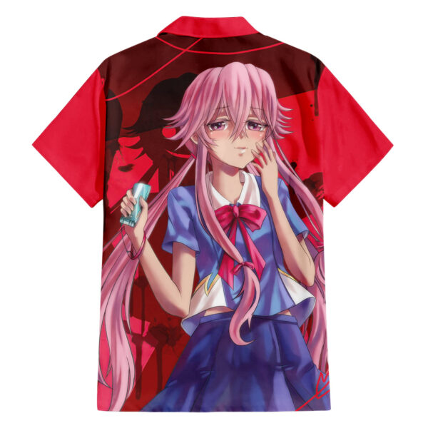 Chemise hawaïenne Yuno Gasai Future Diary Mirai Nikki - Maison Otaku – Image 2