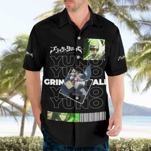 Chemise hawaïenne Yuno Grinberryall Black Clover - Maison Otaku – Image 3