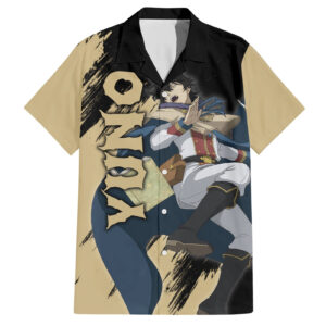 Chemise hawaïenne Yuno Aube Dorée - Maison Otaku