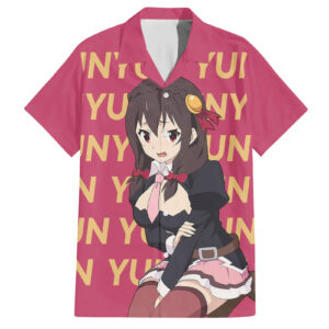 Chemise hawaïenne Yunyun KonoSuba - Maison Otaku
