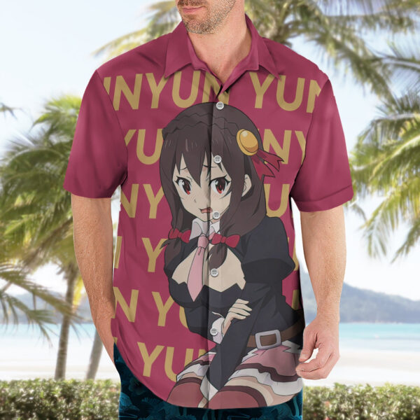Chemise hawaïenne Yunyun KonoSuba - Maison Otaku – Image 3