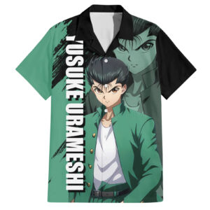Chemise hawaïenne Yusuke Urameshi Yu Yu Hakusho - Maison Otaku
