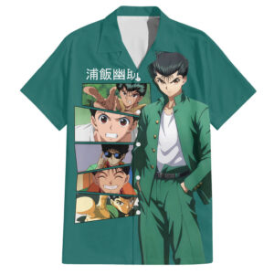 Chemise hawaïenne Yusuke Urameshi Yu Yu Hakusho V2 - Maison Otaku