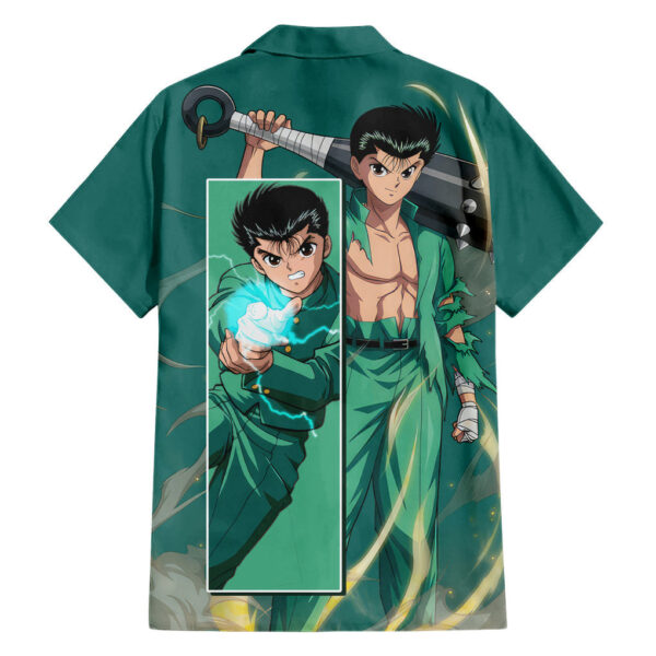 Chemise hawaïenne Yusuke Urameshi Yu Yu Hakusho V2 - Maison Otaku – Image 2