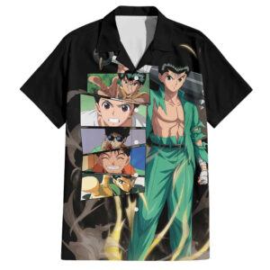 Chemise hawaïenne Yusuke Urameshi Yu Yu Hakusho - Maison Otaku