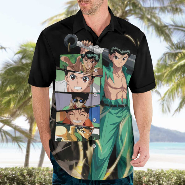 Chemise hawaïenne Yusuke Urameshi Yu Yu Hakusho - Maison Otaku – Image 3