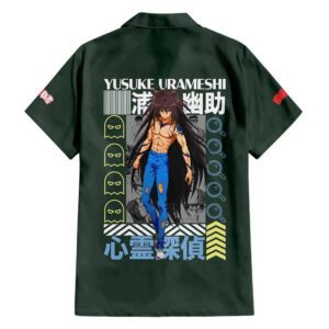 Chemise hawaïenne Yusuke Urameshi Yu Yu Hakusho V2 - Maison Otaku