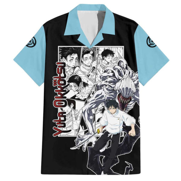 Chemise hawaïenne Yuta Okkotsu Jujutsu Kaisen Mix Manga - Maison Otaku