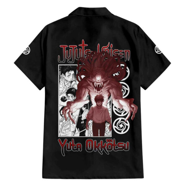 Chemise hawaïenne Yuta Okkotsu Jujutsu Kaisen Style Japonais - Maison Otaku – Image 2