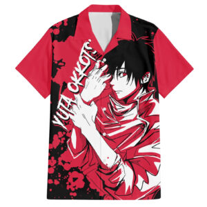 Chemise hawaïenne Yuta Okkotsu Jujutsu Kaisen Style Manga - Maison Otaku