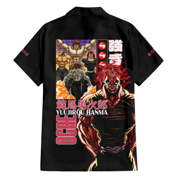Chemise hawaïenne Yuujirou Hanma Baki - Maison Otaku – Image 2