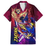 Chemise hawaïenne Zamazenta et Zacian Pokémon – Maison Otaku