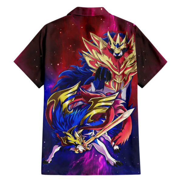 Chemise hawaïenne Zamazenta et Zacian Pokémon - Maison Otaku – Image 2