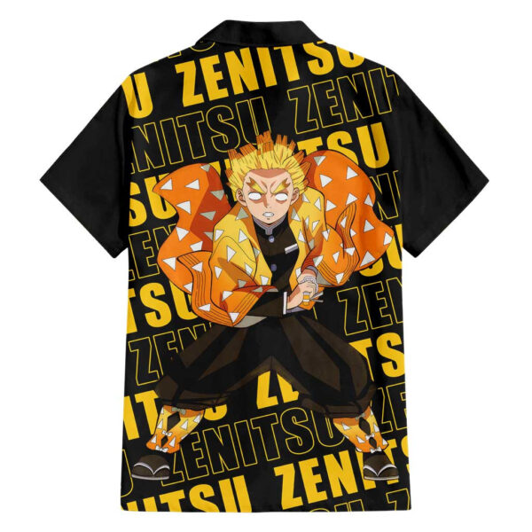Chemise hawaïenne Zenitsu Agatsuma Demon Slayer - Maison Otaku – Image 2