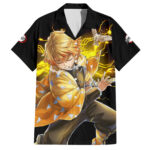 Chemise hawaïenne Zenitsu Agatsuma Demon Slayer Mix Manga – Maison Otaku