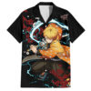 Chemise hawaïenne Zenitsu Style Japon - Maison Otaku