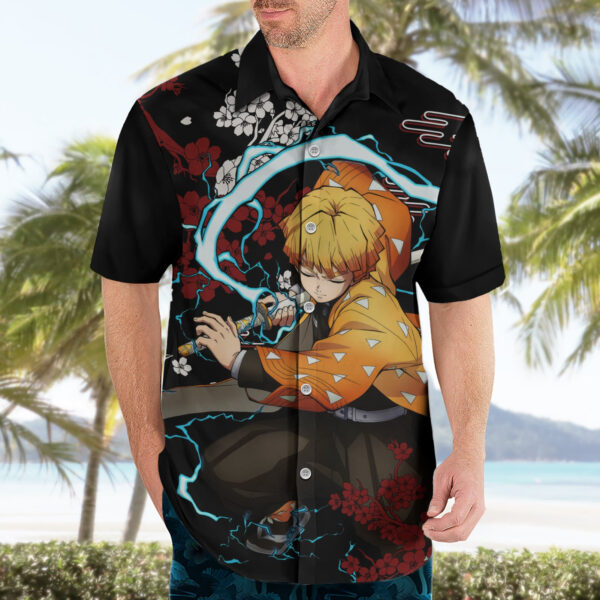 Chemise hawaïenne Zenitsu Style Japon - Maison Otaku – Image 3
