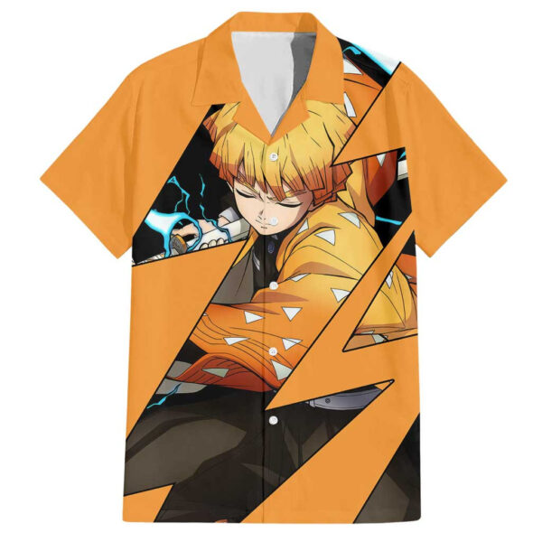 Chemise hawaïenne Zenitsu Demon Slayer - Maison Otaku
