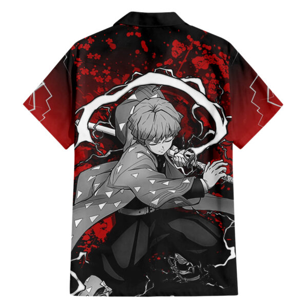 Chemise hawaïenne Zenitsu Art Japon - Maison Otaku – Image 2