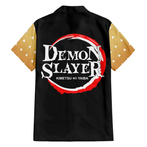 Chemise hawaïenne Zenitsu Zenko Demon Slayer Humour - Maison Otaku – Image 2