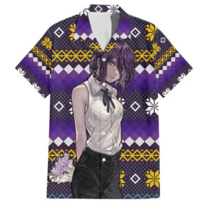 Chemise hawaïenne Zere Chainsaw Man Mix Noël - Maison Otaku