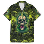 Chemise hawaïenne Zombie Skull Humour – Maison Otaku