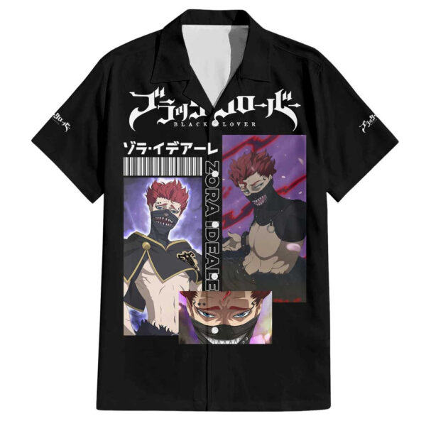 Chemise hawaïenne Zora Ideale Black Clover - Maison Otaku